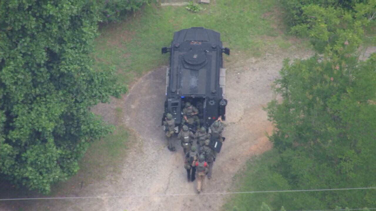 2 in custody after armed standoff in Forsyth County