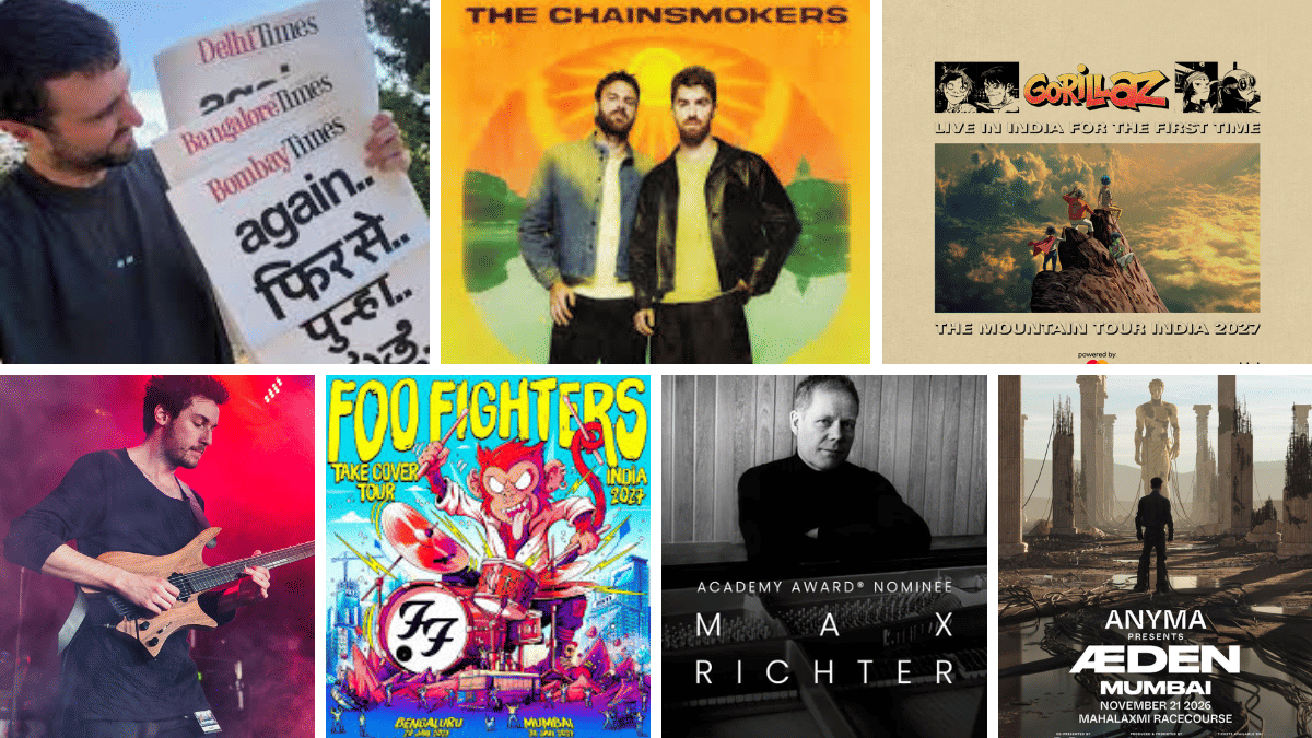 India’s blockbuster concert list for 2026-2027—clear your calendars