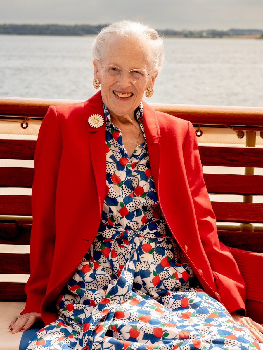 Queen Margrethe is all smiles during sentimental outing aboard the ...
