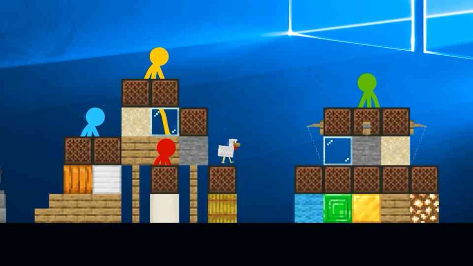 Spider battle: Stick figures fight to the beat