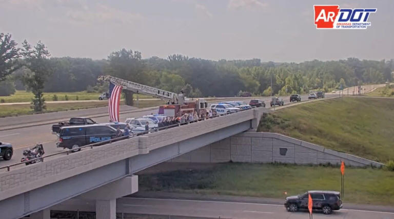 Fallen Marked Tree officer Trevor Howard escorted home to northeast ...