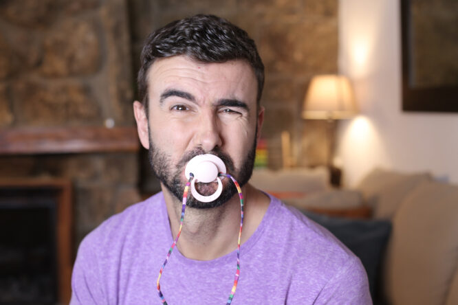 Adult pacifiers are becoming more popular as a mode of self-soothing