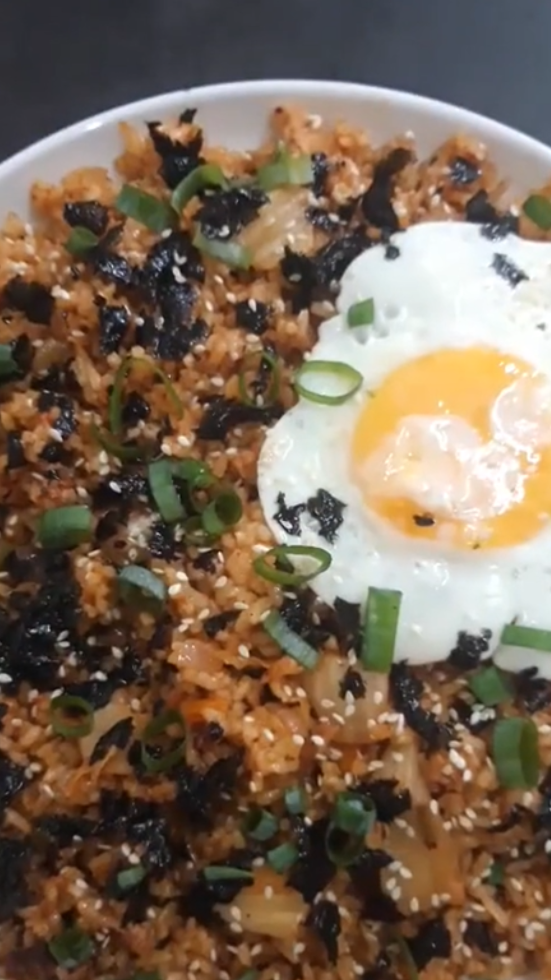 The ultimate kimchi fried rice comfort food fusion