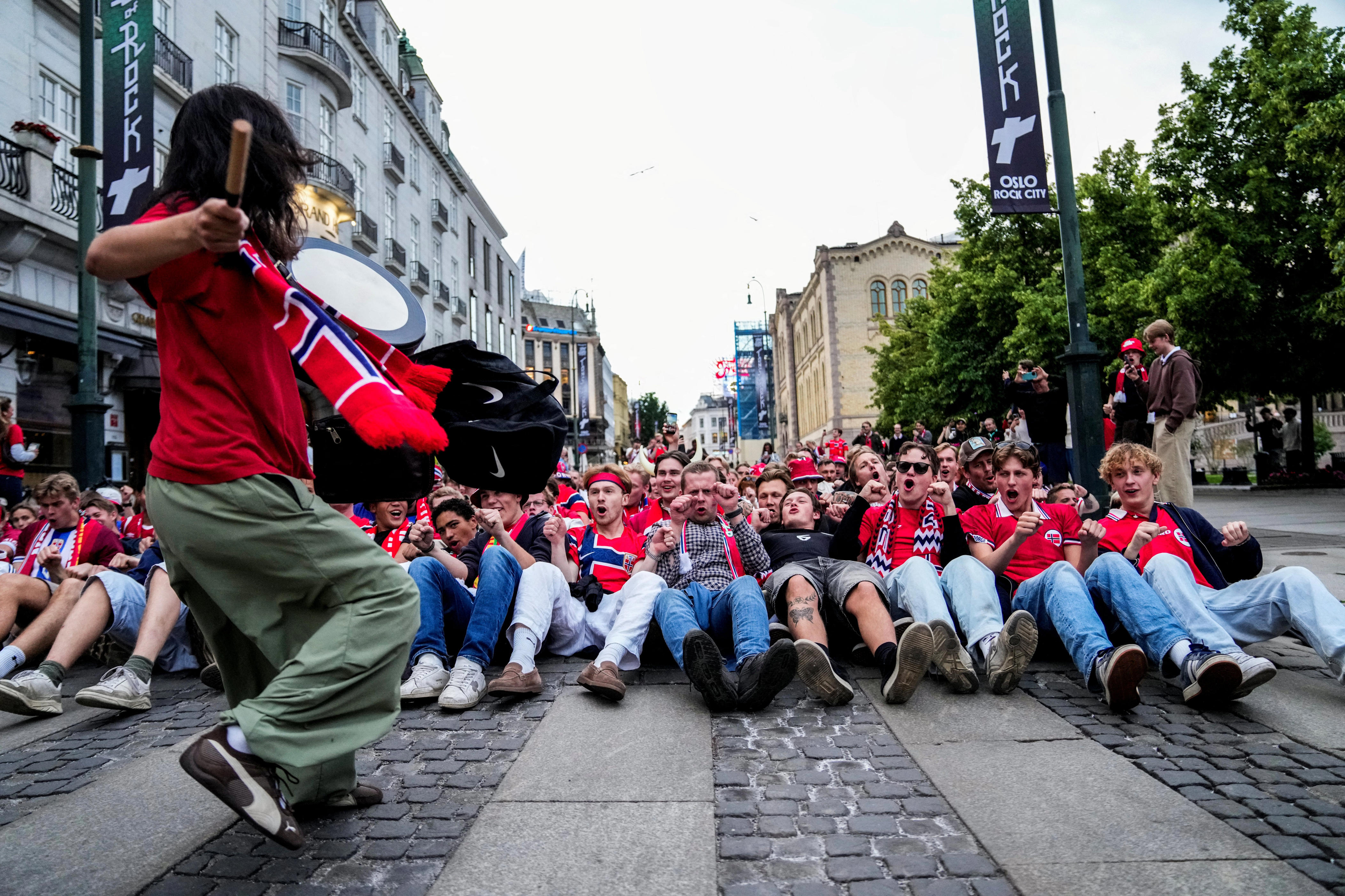 Who came up with Norway's 'Viking Row' at the 2026 World Cup?