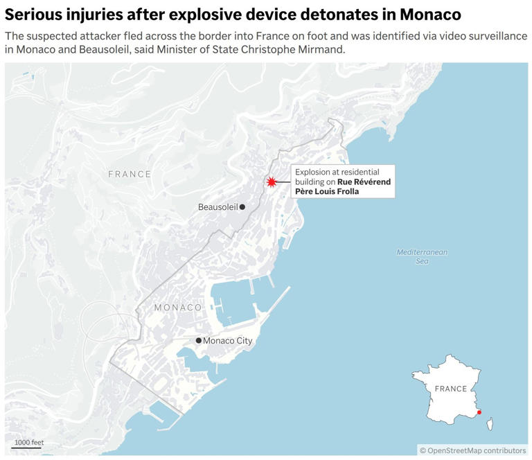 Explosion in Monaco reportedly wounds Ukrainian tycoon with ties to Russia