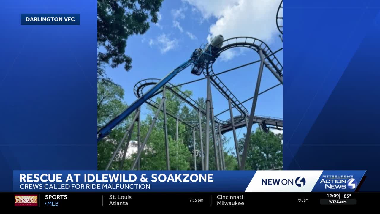 Idlewild riders rescued from Wild Mouse roller coaster