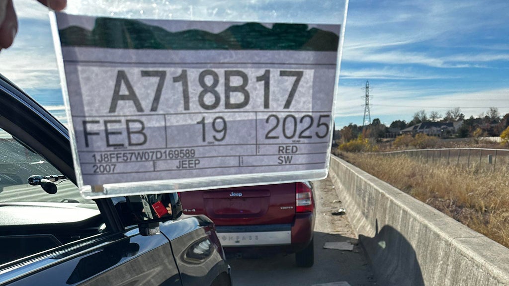 Colorado DMV issues fake temporary license plates warning