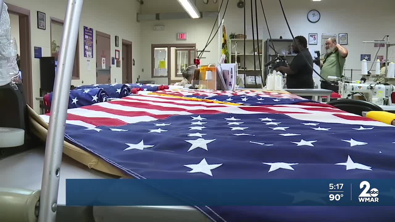 Maryland's state flags are made by incarcerated women at a Jessup ...