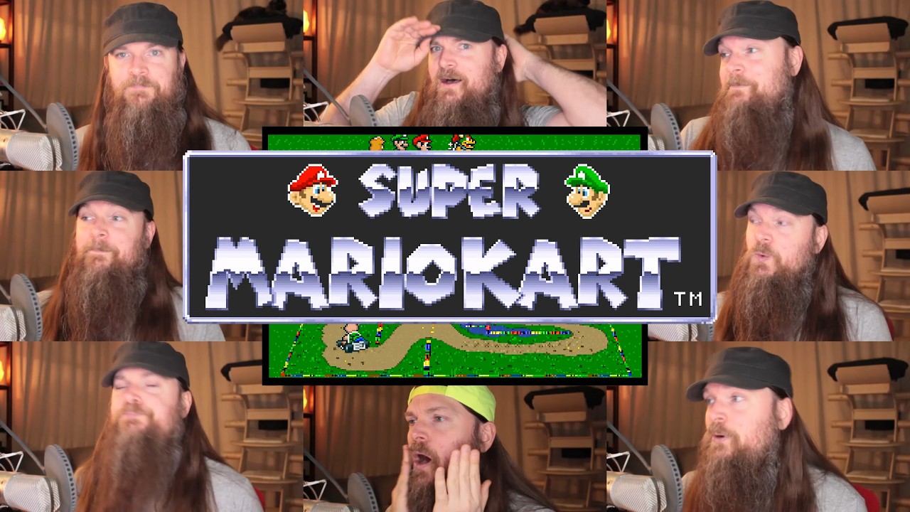 Super Mario Kart Donut Plains 1 – epic one-man acapella cover!