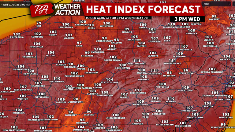 Life-threatening heat followed by severe storm potential heading into ...