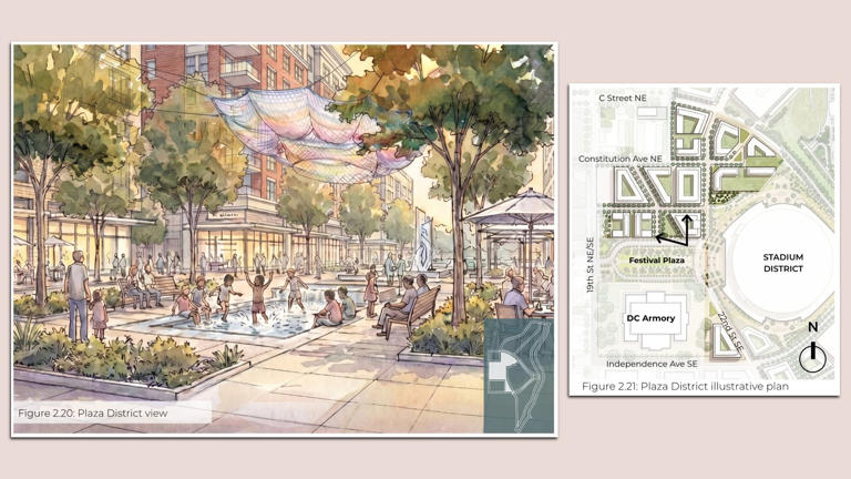 DC unveils sweeping master plan for Commanders stadium and RFK campus
