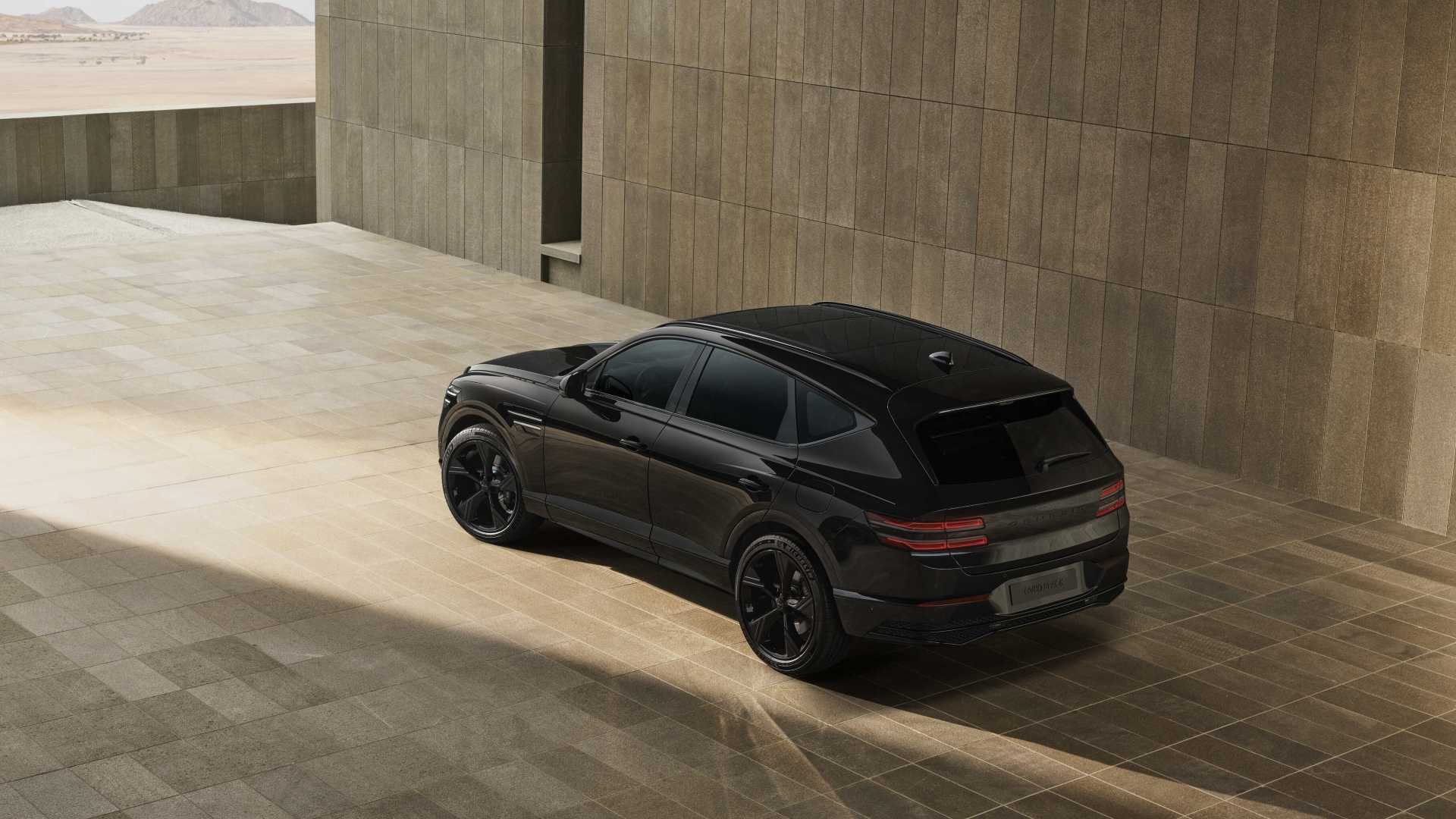 Rear 3/4 shot of a 2026 Genesis GV80