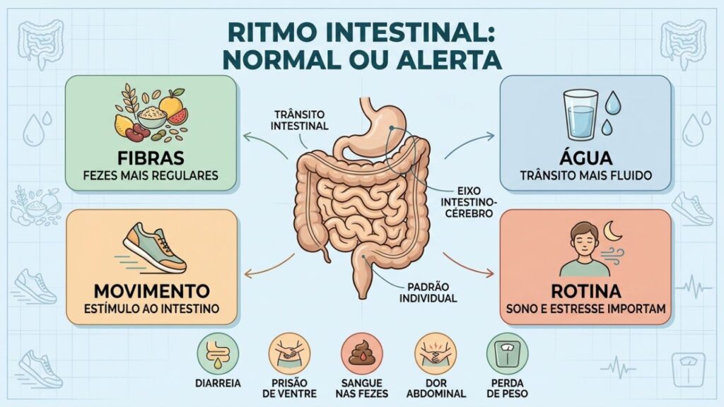 É normal sentir o intestino mudar de ritmo às vezes, ou isso pode ser ...