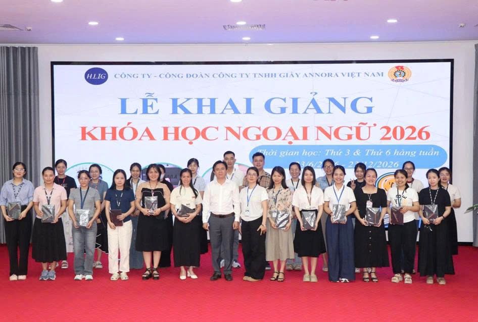 Công đoàn doanh nghiệp mở lớp ngoại ngữ cho người lao động