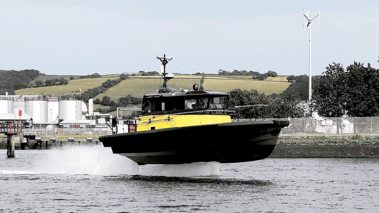 World’s first all-electric hydrofoil pilot boat begins sea trials