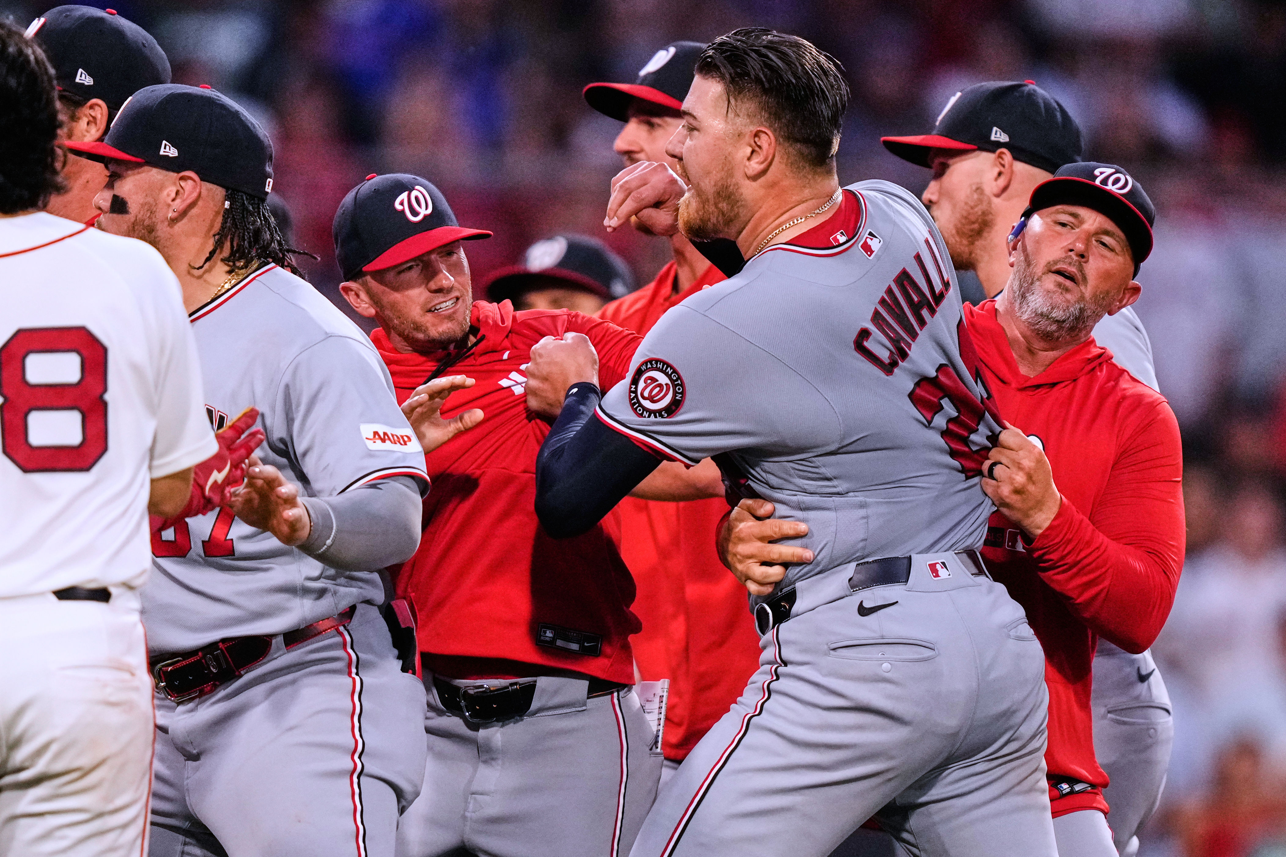 Cade Cavalli, feisty and in complete command, stymies Red Sox as ...