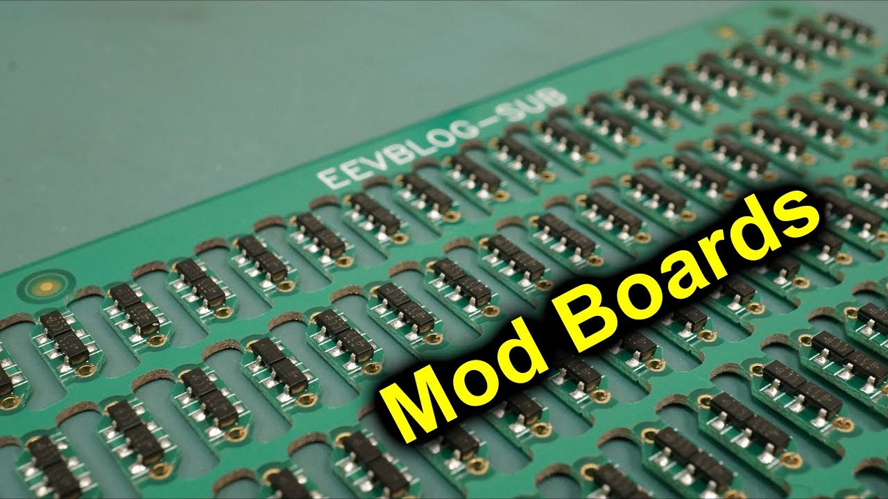 EEVblog #1158 - How to create PCB mod boards