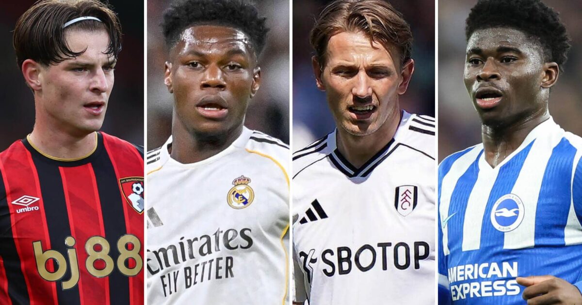 Manchester United have listed Alex Scott, Aurelien Tchouameni, Sander Berge and Carlos Baleba as midfield targets