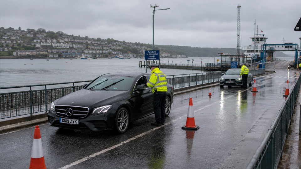 What police watch during ferry operations