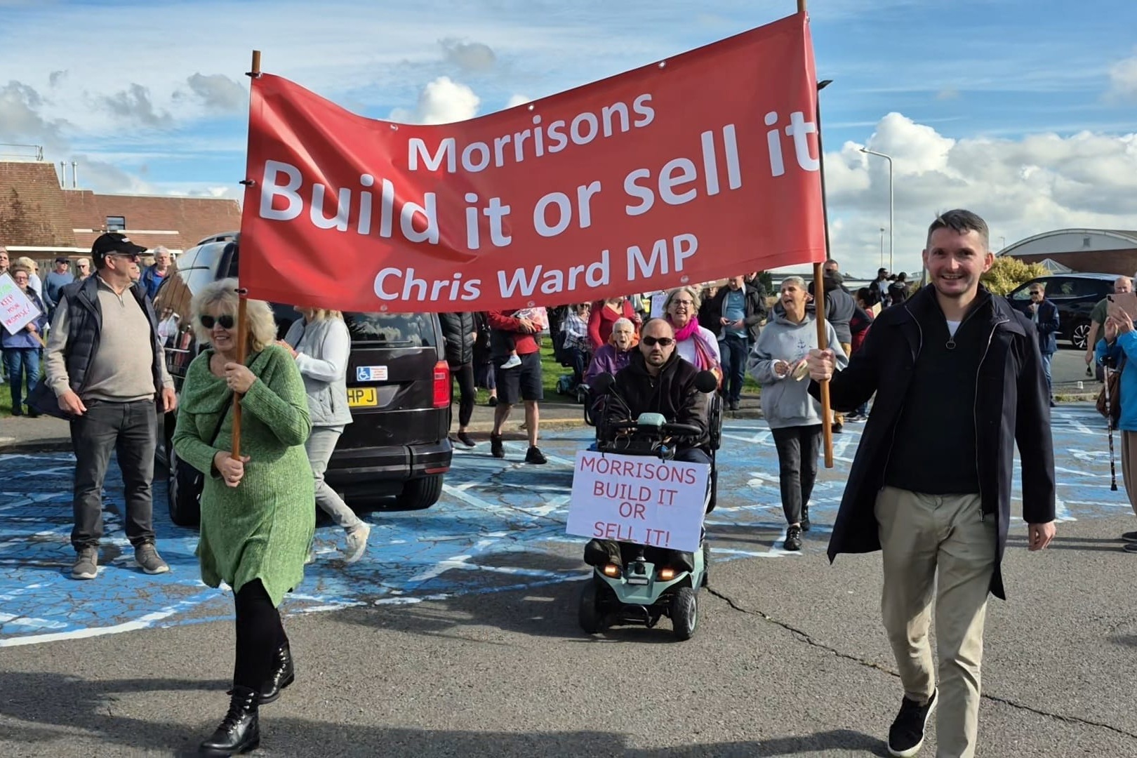 Chris Ward MP welcomes progress on long-awaited Peacehaven Morrisons plans