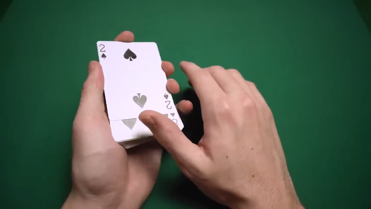 He missed the card on purpose - then made the magic stronger