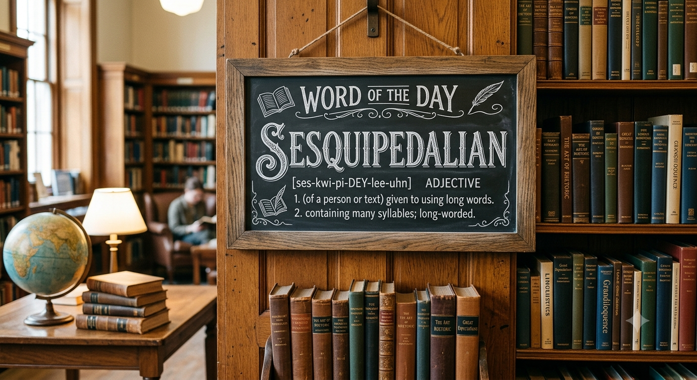 Word of the day: Sesquipedalian: Know its meaning, origin, usage ...