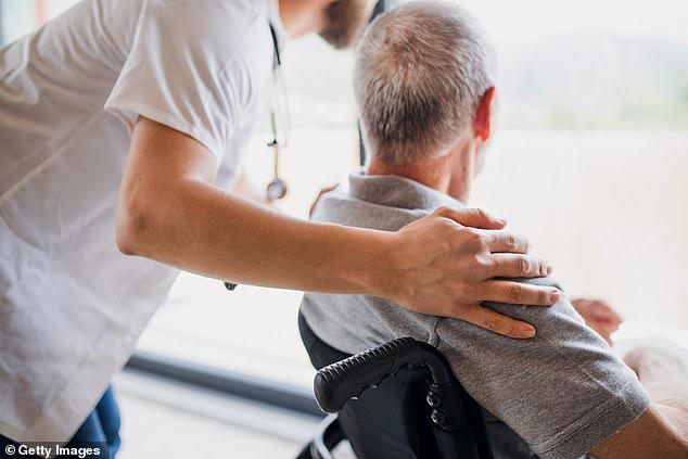 A carer who invited a lonely, disabled patient to join his family's New Year's Day dinner was sacked, a tribunal heard (stock photo)