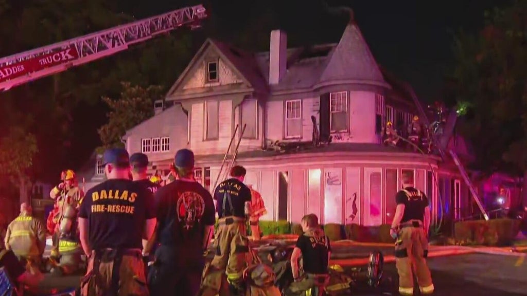 Crews battle large fire at Pilates studio in Uptown Dallas, officials say