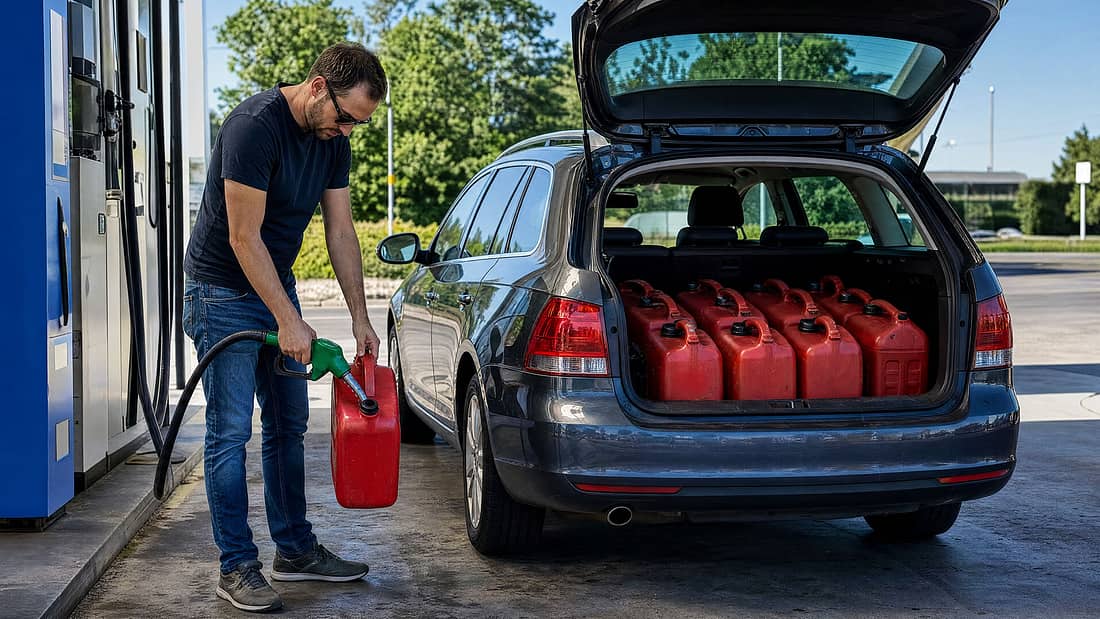 Benzin und Diesel richtig lagern und transportieren: Wie viel Sprit ...