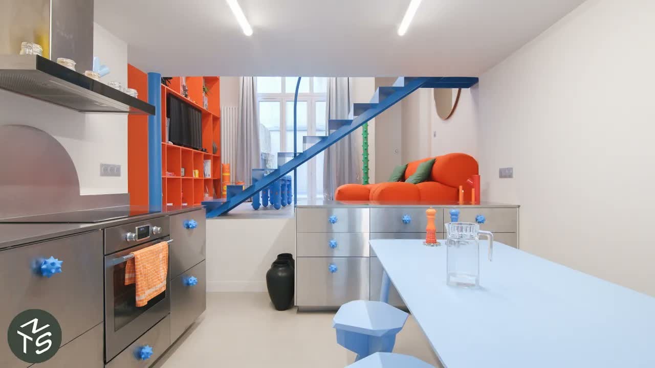 You won’t believe what they built inside this 45sqm Paris apartment