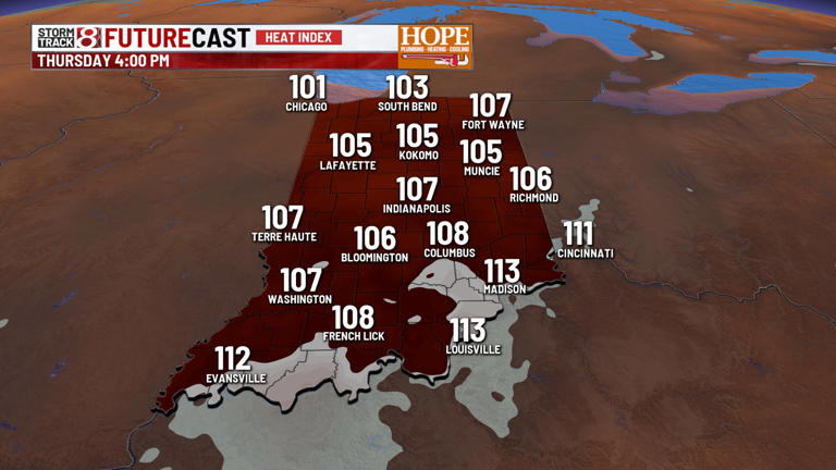 Extreme heat peaks before holiday weekend storms | July 1, 2026