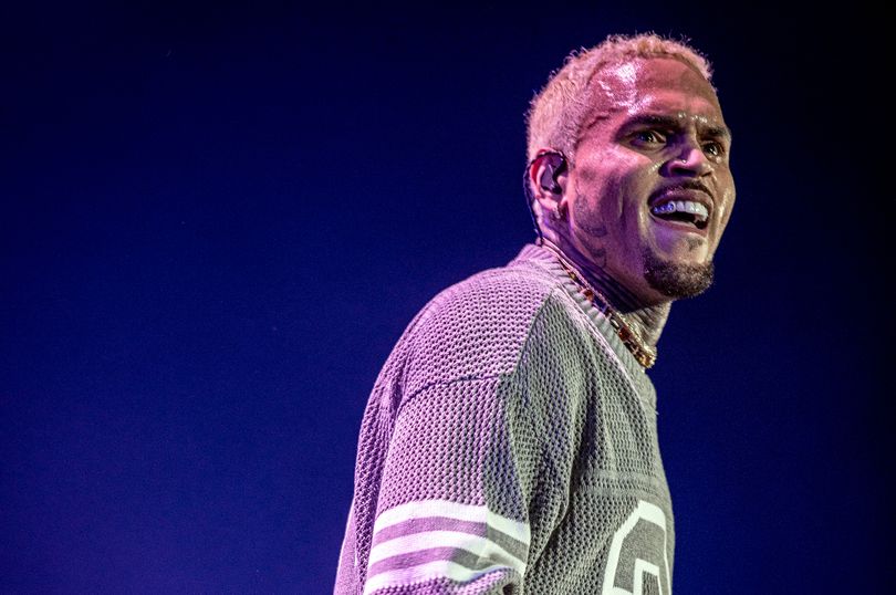 R&B singer Chris Brown arrived at Southwark Crown Court on Monday morning for sentencing