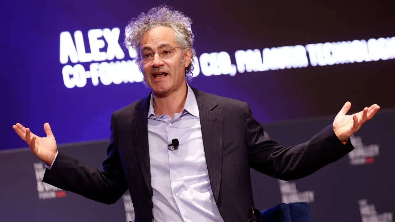 Alex Karp touts Palantir-Nvidia partnership for secure AI, criticizes ...