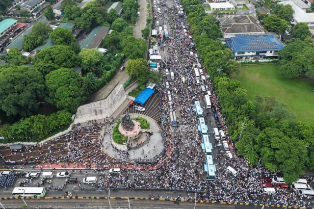 NCRPO: Pro-Marcoleta rally at EDSA to continue at Liwasang Bonifacio
