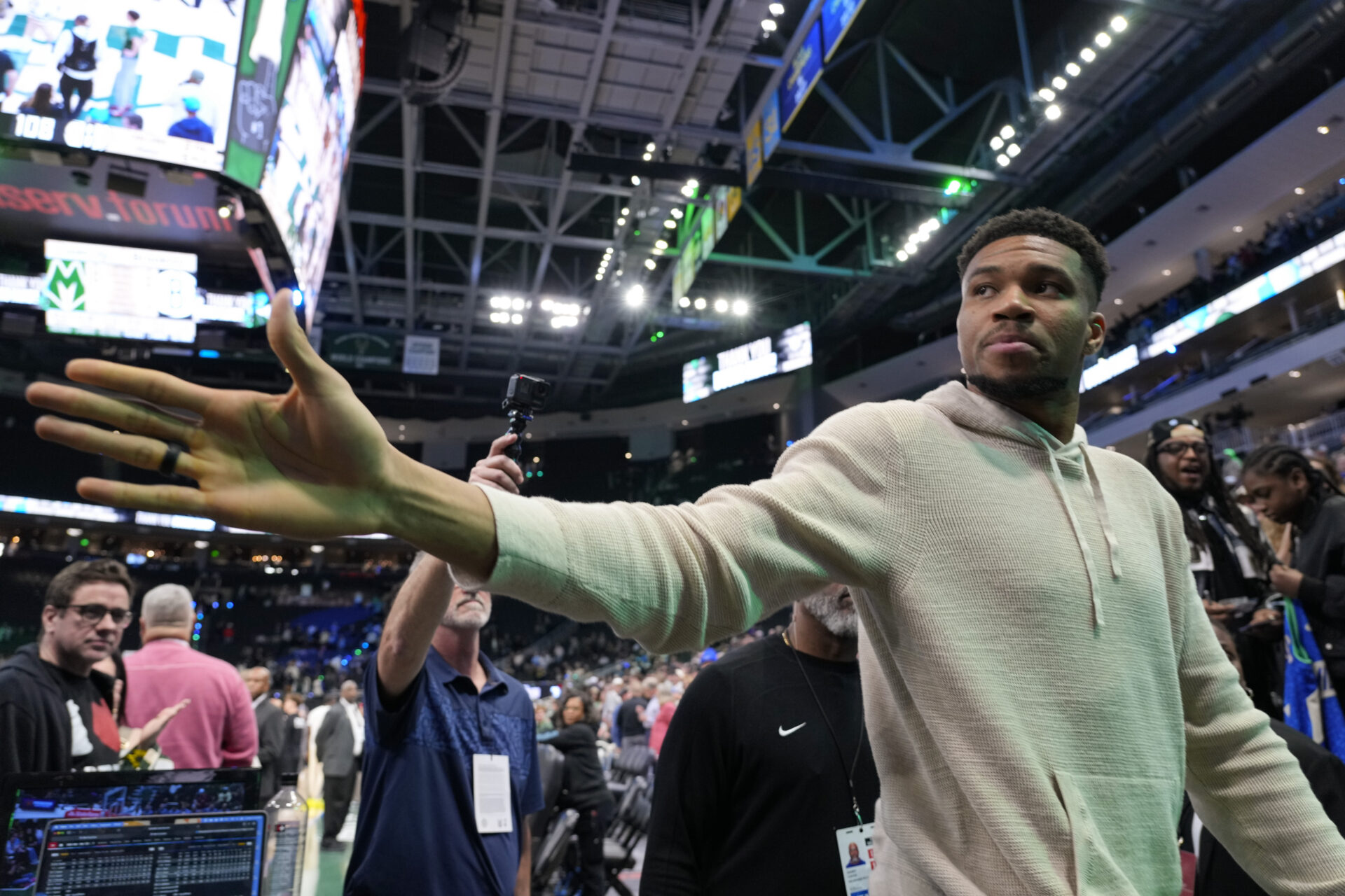 Giannis Antetokounmpo’s workout video with Heat teammate excites fans