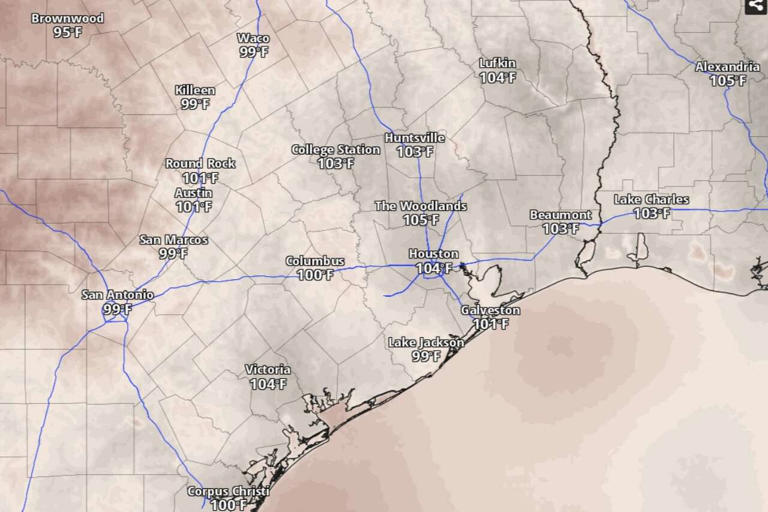 Houston kicks off July with familiar heat, humidity but rain chances ...