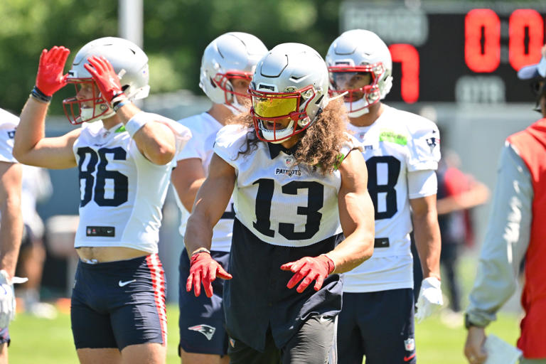 Patriots WR Mack Hollins goes viral for unusual workout approach