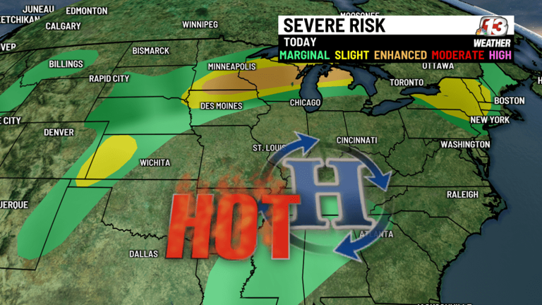 Extreme heat and storms to continue impacting Iowa through the week