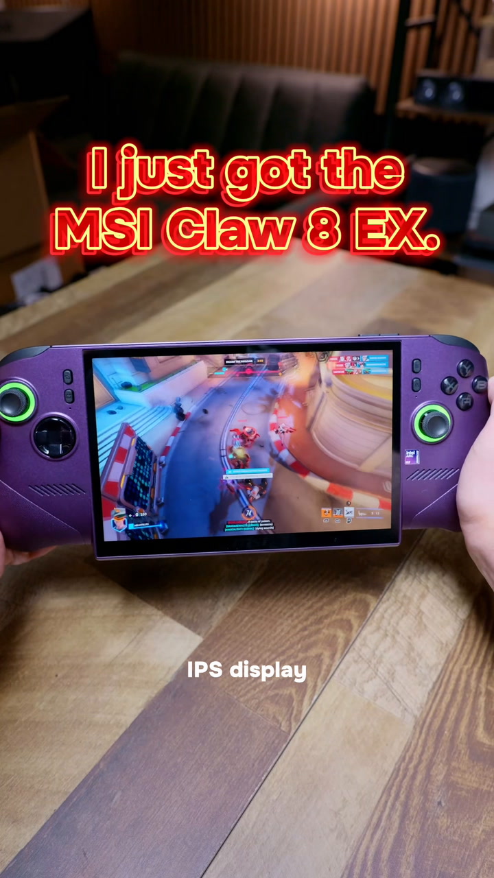 Unboxing the new purple MSI Claw 8 EX!