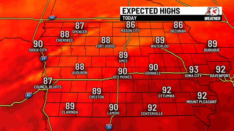 Extreme heat and storms to continue impacting Iowa through the week