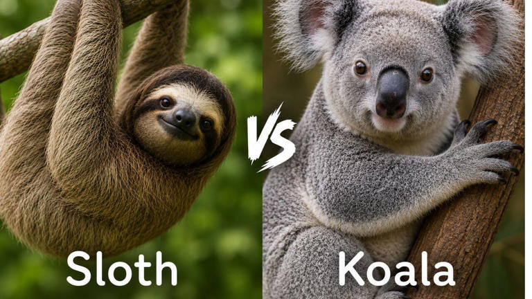Sloth vs koala: 10 key differences between these tree-dwelling mammals