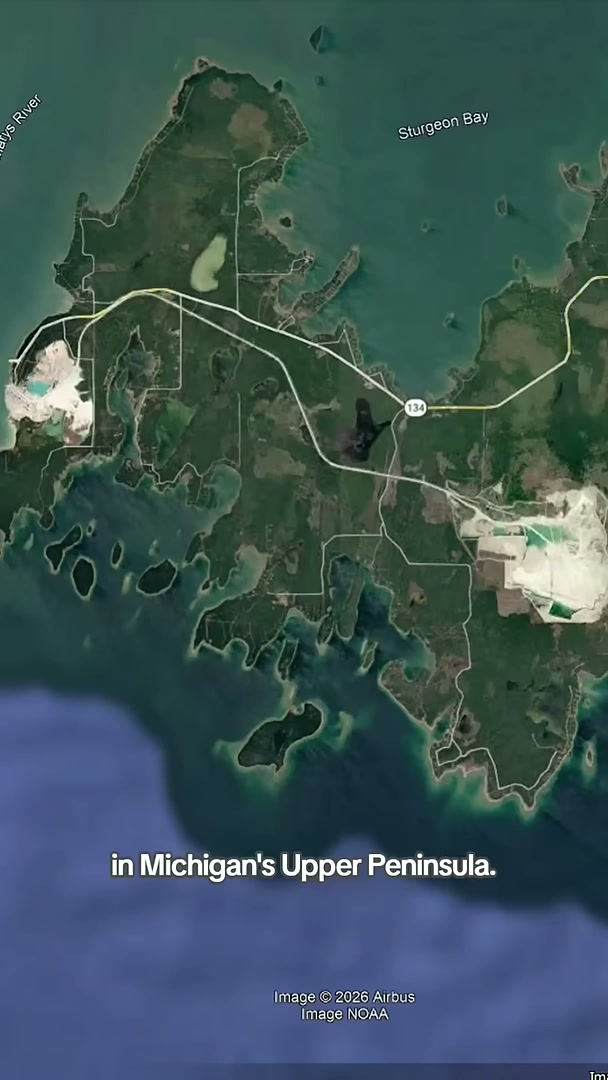 Michigan's fake highway and why it exists #geography