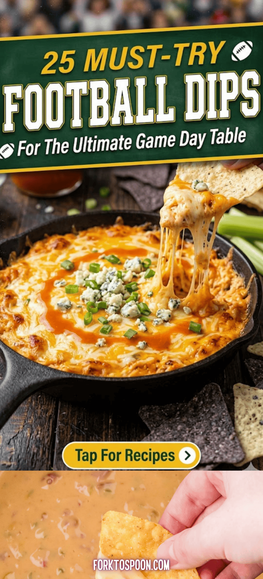 25 football dips for game day that will have everyone hovering around ...