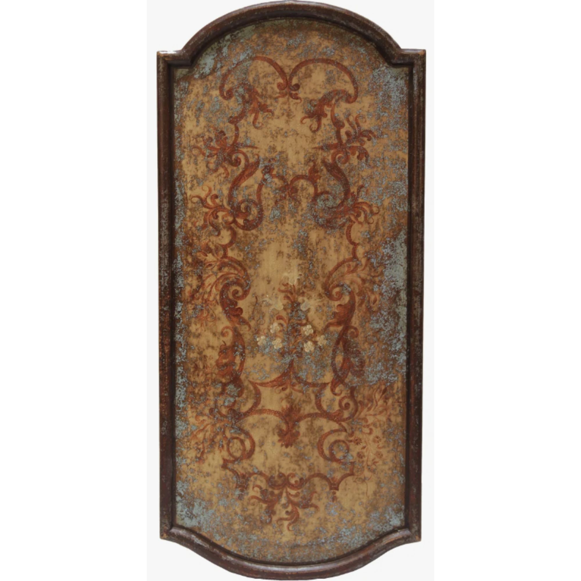 Handmade Traditional Plants & Flowers Wall Decor on Solid Wood