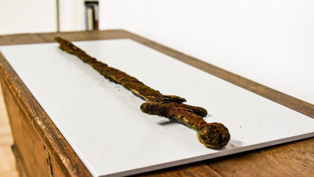 Exceptionally preserved 11th-century sword emerges from Polish river in ...