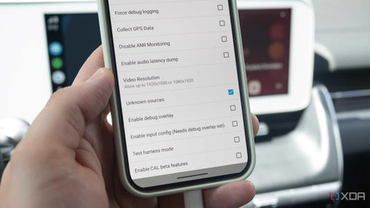 Android Auto's Unknown Sources developer option