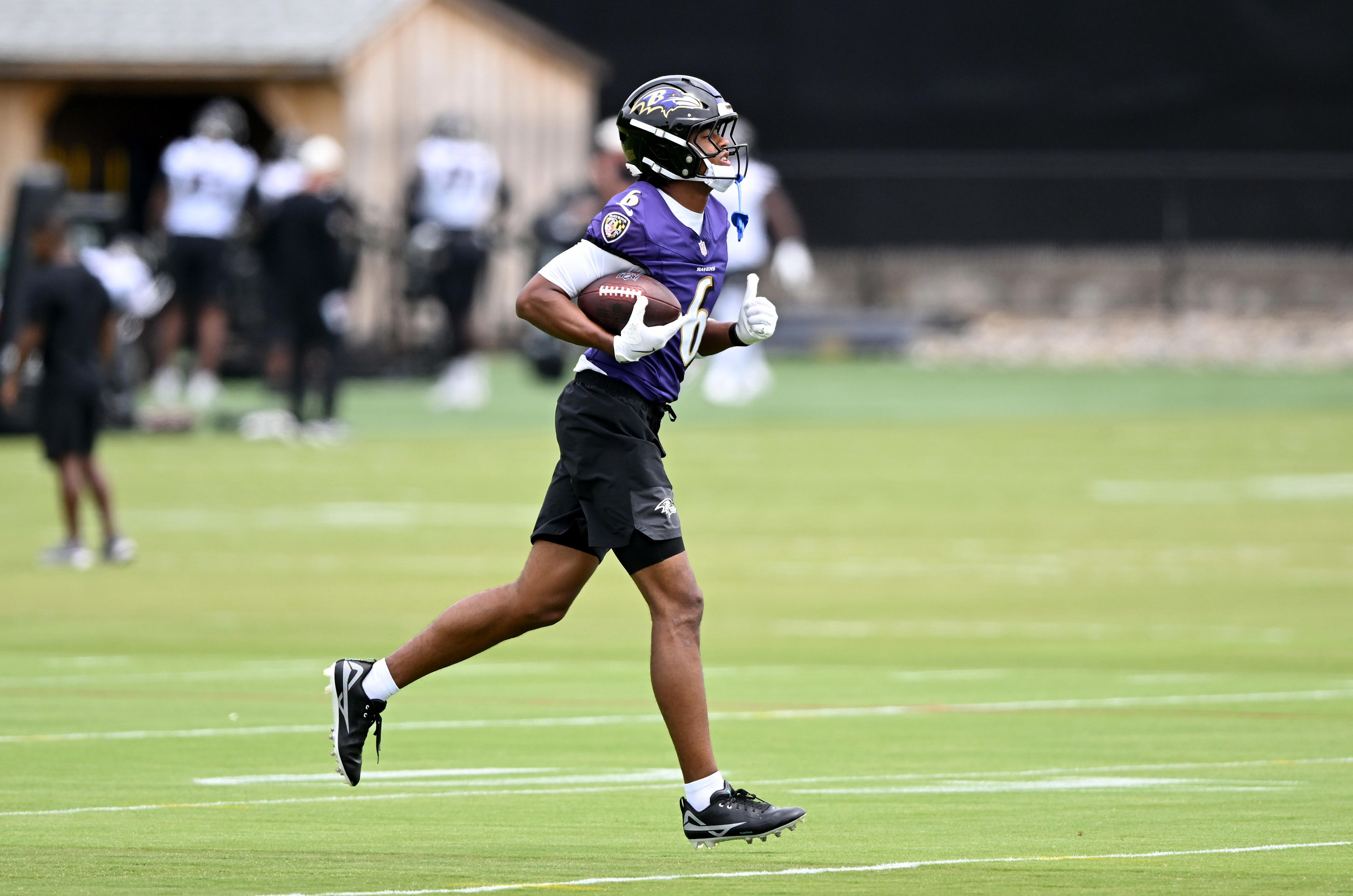 Ja'Kobi Lane #6, Baltimore Ravens (Photo by G Fiume/Getty Images)