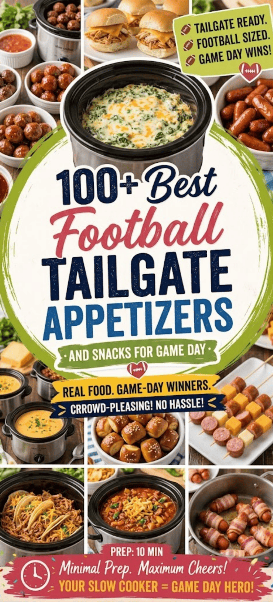 100+ best football tailgate appetizers and snacks for game day