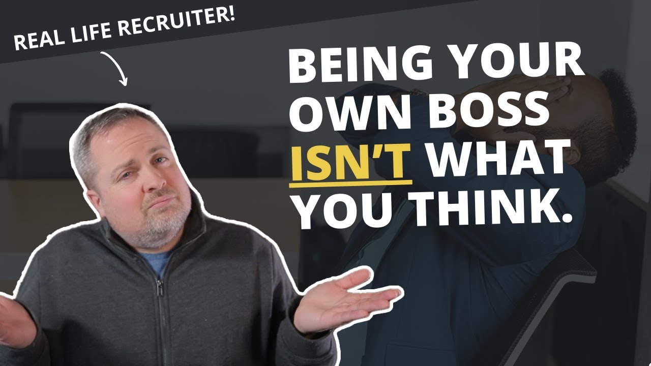 Being your own boss isn't as amazing as you think it is