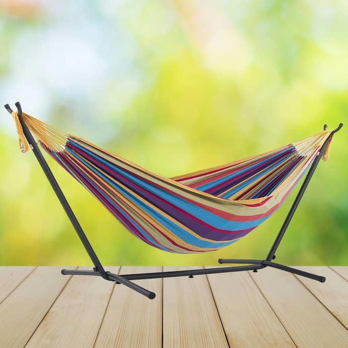 6 great hammocks that come with stands so you can kick back anywhere